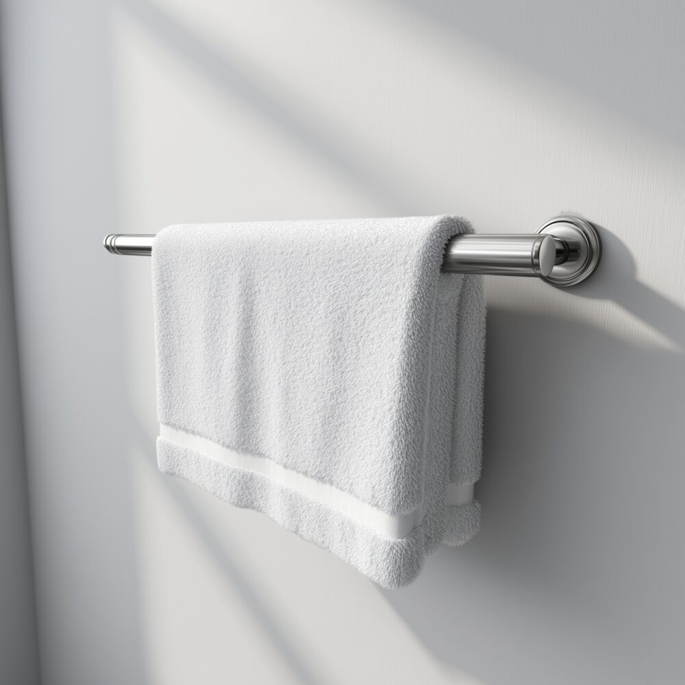 Schlicht, hygienisch, robust – ideal fürs Bad.