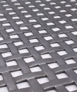Geflochtenes Stahl-Dekorblech mit weaved Lochmuster.