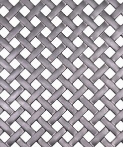 Geflochtenes Stahl-Dekorblech mit weaved Lochmuster.