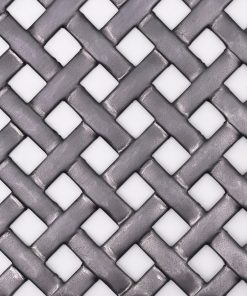 Geflochtenes Stahl-Dekorblech mit weaved Lochmuster.