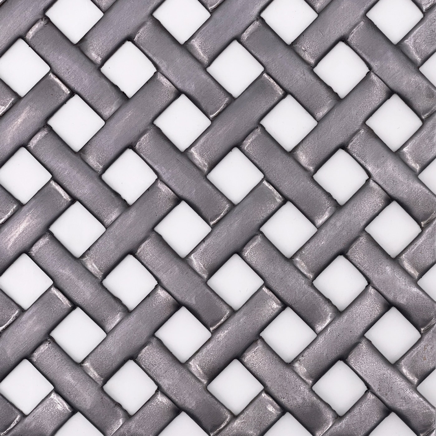 Geflochtenes Stahl-Dekorblech mit weaved Lochmuster.