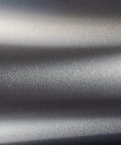 Maßgefertigtes Edelstahlblech V2A, 1 mm stark, K240 geschliffen mit feiner, matter Oberfläche.