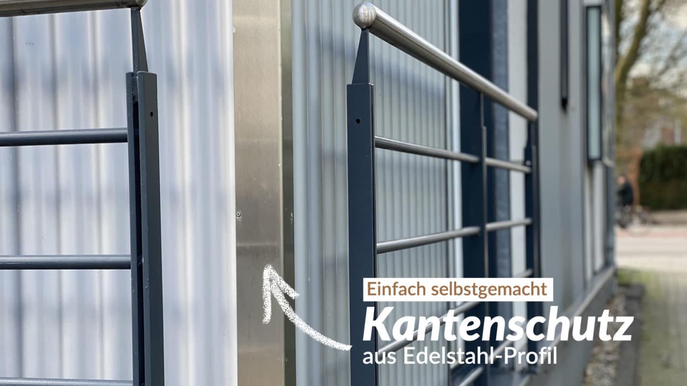 Kantenschutz aus Edelstahl