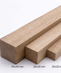 Eichenleisten in den Stärken 20mm, 28mm und 40mm.