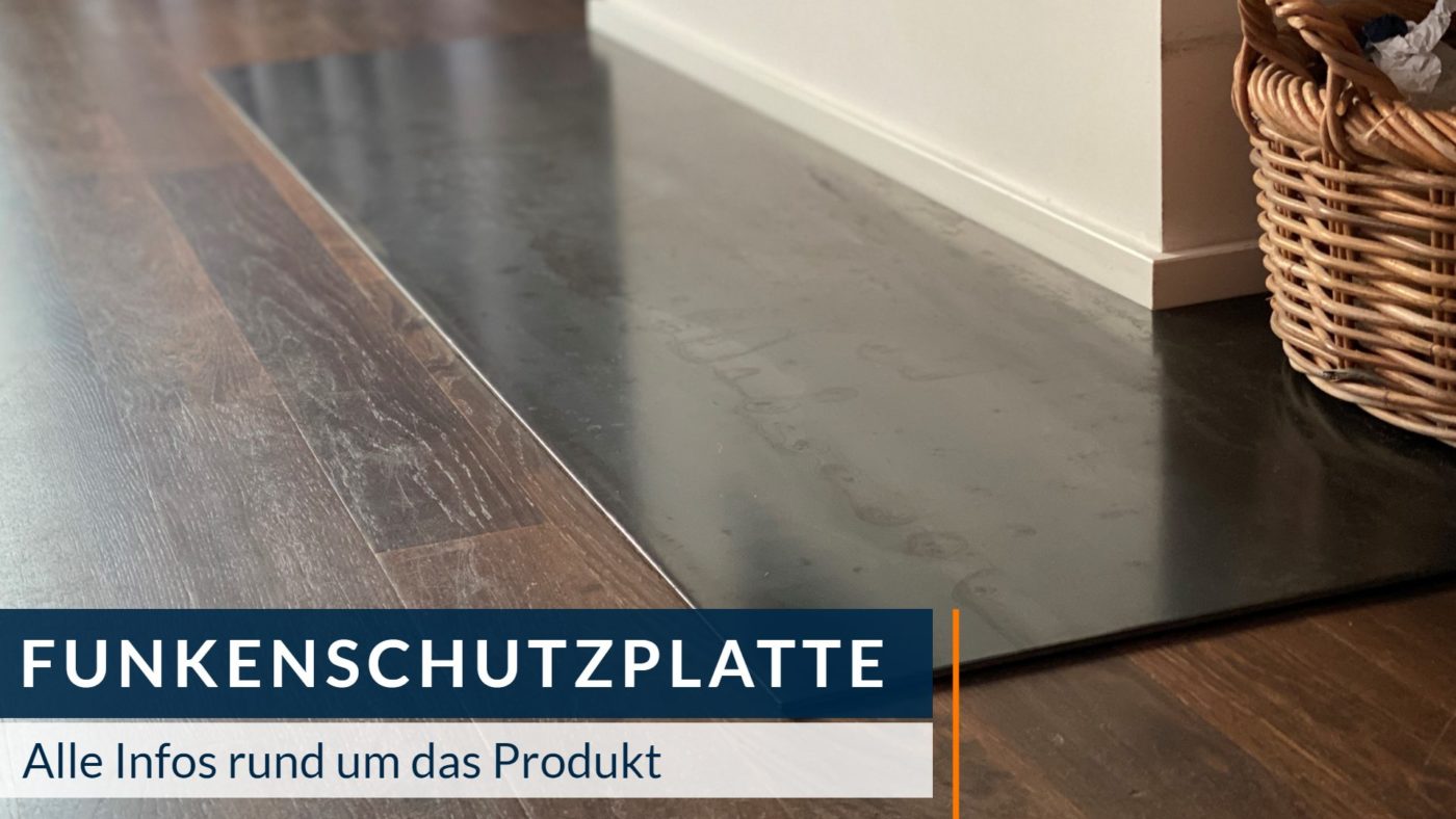 Funkenschutzplatte aus Schwarzstahl