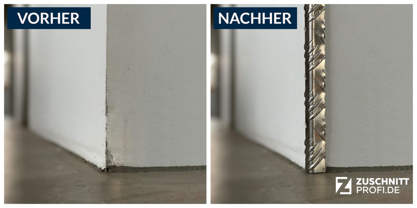 Kantenschutz aus Aluminium Riffelblech nach Maß online bestellen