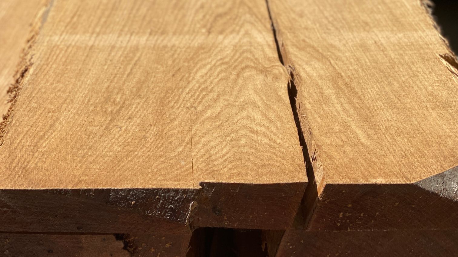 Risse im Holz