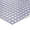 Detailansicht eines Lochbleches mit quadratischer Lochung.
