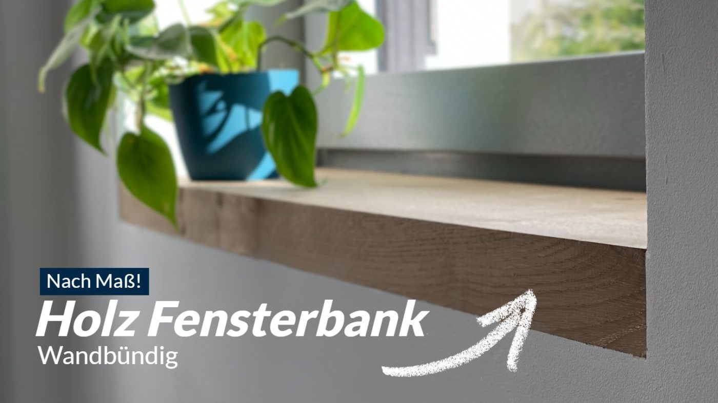 Wandbuendige-Holzfensterbank