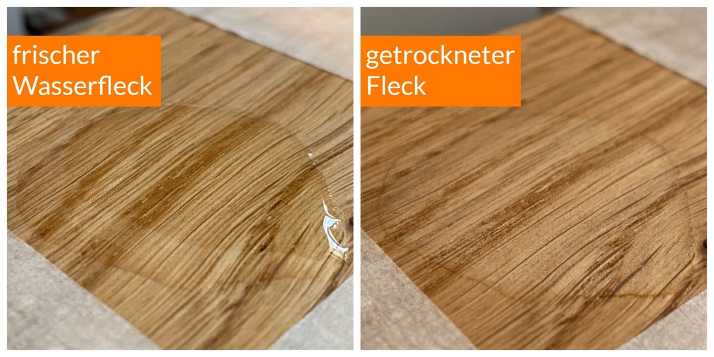 Wasserflecken-von-Holz-entfernen
