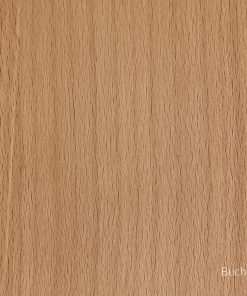 Furnieroberfläche aus Buche mit feiner, sichtbarer Maserung.