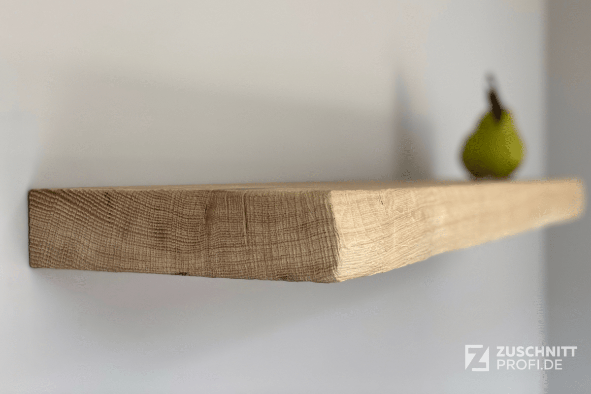 Holzregal für verdeckte Aufhängung – floating shelf