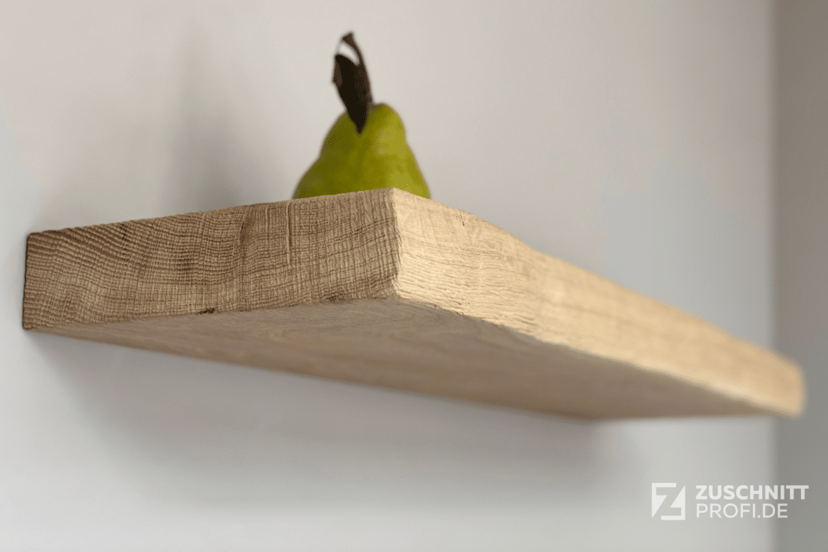 Holzregal für verdeckte Aufhängung – floating shelf