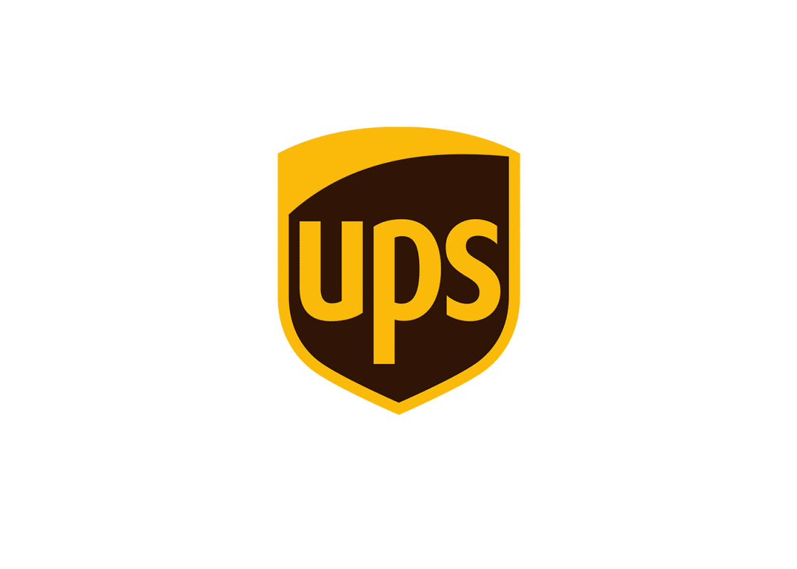 Das UPS-Logo steht für zuverlässigen Paketversand und internationale Logistiklösungen.