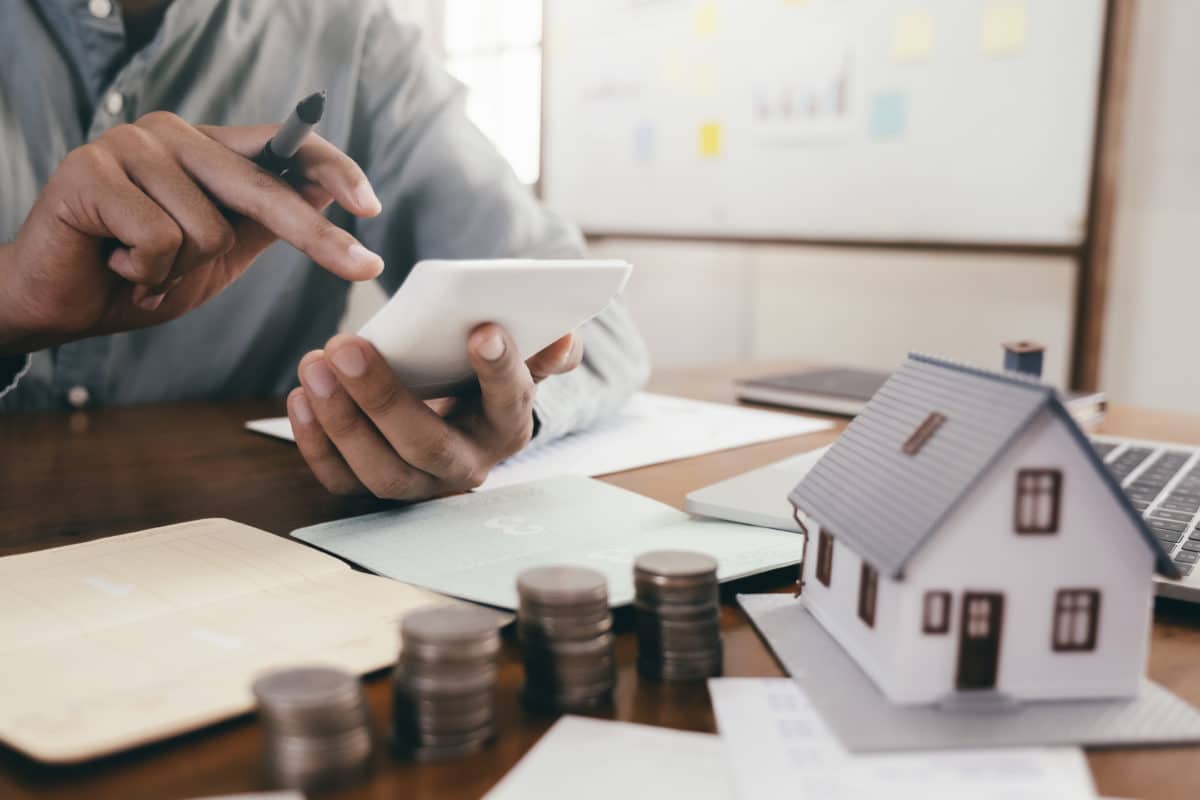 Ablauf einer Finanzierung für einen Hausbau.