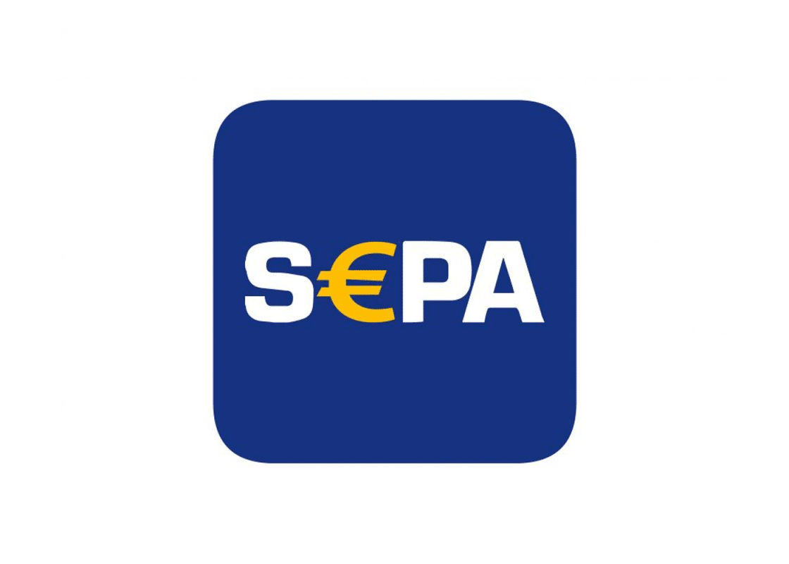 Dieses Icon kennzeichnet die Zahlung per SEPA-Überweisung im europäischen Zahlungsverkehr.