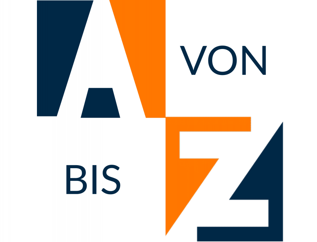 Ein grafisches Element zeigt die Abkürzung AL von bis in klarer Typografie.