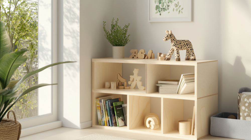 Multiplexplatten verbaut in einem Kinderzimmer.